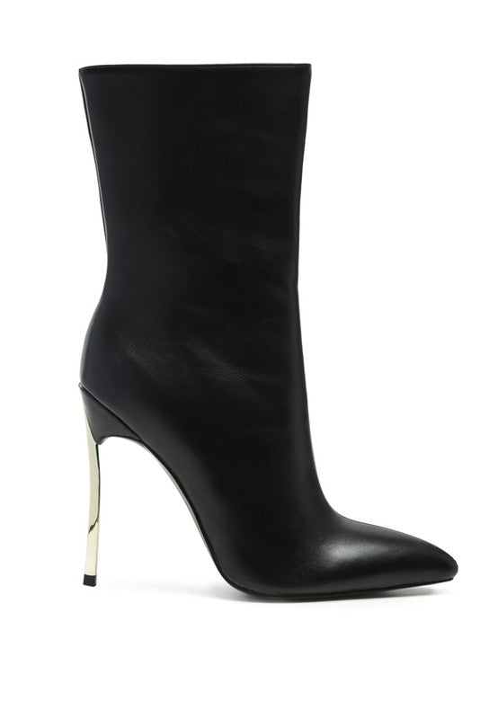 Klayton Golden Heel Boots