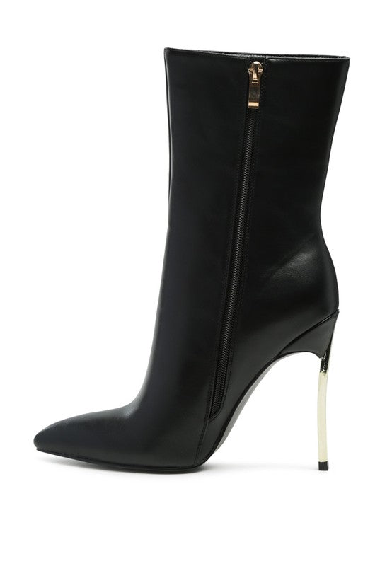 Klayton Golden Heel Boots